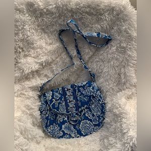 Vera Bradley Blue Lagoon cross body purse NWOT